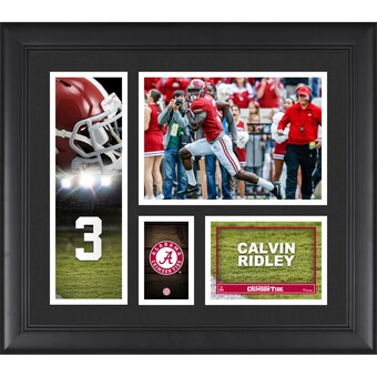 Calvin Ridley Alabama Crimson Tide Fanatics Authentic Framed 15 x 17 Player Collage