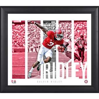 Calvin Ridley Alabama Crimson Tide Fanatics Authentic Framed 15 x 17 Player Panel Collage