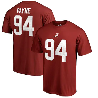 Alabama Crimson Tide T-Shirt - Fanatics Brand - DaRon Payne 94 - Football - Crimson