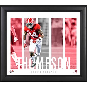 Deionte Thompson Alabama Crimson Tide Fanatics Authentic Framed 15 x 17 Player Panel Collage