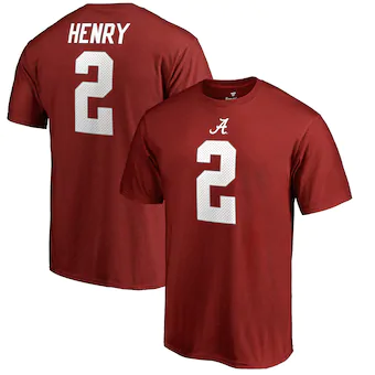 Alabama Crimson Tide T-Shirt - Fanatics Brand - Derrick Henry 2 - Football - Crimson
