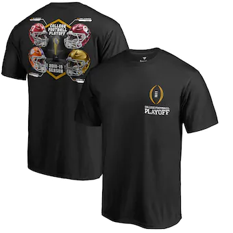 Fanatics Branded 2018 College Football Playoff Bracket Checkdown T-Shirt Black