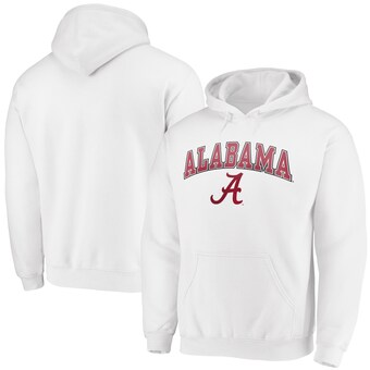 Fanatics Branded Alabama Crimson Tide Campus Pullover Hoodie White