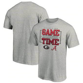Alabama Crimson Tide T-Shirt - Fanatics Brand - Game Time - vs Georgia - Football - Grey