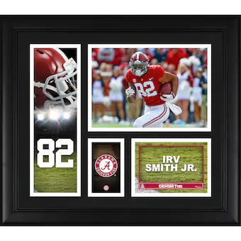 Irv Smith Jr Alabama Crimson Tide Fanatics Authentic Framed 15 x 17 Player Collage