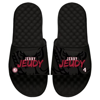 Jerry Jeudy Alabama Crimson Tide ISlide Youth Player Tonal Pop Slide Sandals Black