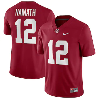 Joe Namath Alabama Crimson Tide Nike Alumni Player Jersey Crimson