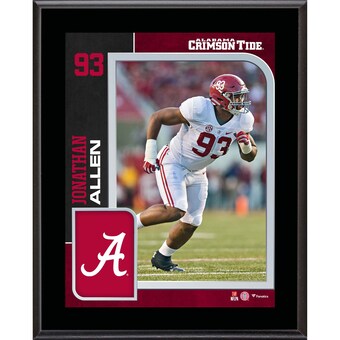 Jonathan Allen Alabama Crimson Tide Fanatics Authentic 105 x 13 Sublimated Player Plaque