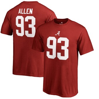 Alabama Crimson Tide T-Shirt - Fanatics Brand - Youth/Kids - Jonathan Allen 93 - Football - Crimson