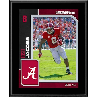 Josh Jacobs Alabama Crimson Tide Fanatics Authentic 105 x 13 Sublimated Player Plaque