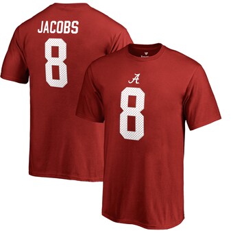 Alabama Crimson Tide T-Shirt - Fanatics Brand - Youth/Kids - Josh Jacobs 8 - Football - Crimson
