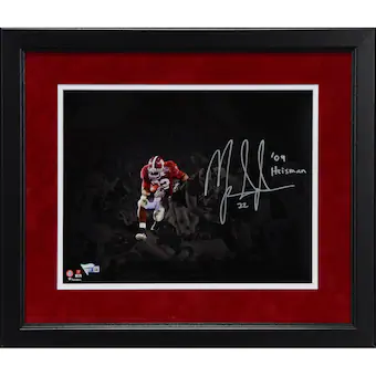 Mark Ingram Alabama Crimson Tide Fanatics Authentic Framed Autographed 11 x 14 Spotlight Photograph with Heisman 09 Inscription Suede Matting