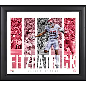 Minkah Fitzpatrick Alabama Crimson Tide Fanatics Authentic Framed 15 x 17 Player Panel Collage