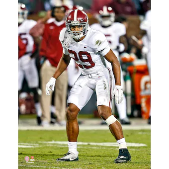 Minkah Fitzpatrick Alabama Crimson Tide Fanatics Authentic Unsigned Defensive Stance Photograph