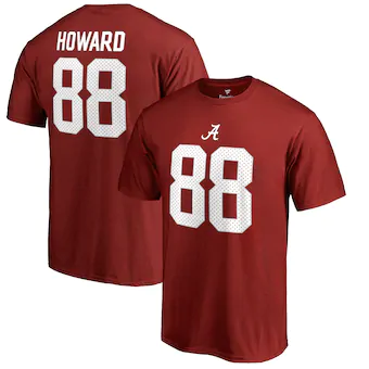 Alabama Crimson Tide T-Shirt - Fanatics Brand - OJ Howard 88 - Football - Crimson