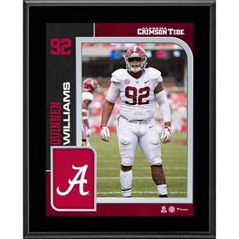 Quinnen Williams Alabama Crimson Tide Fanatics Authentic 105 x 13 Sublimated Player Plaque