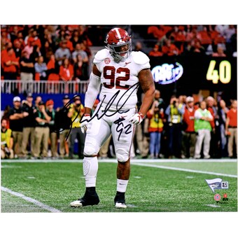 Quinnen Williams Alabama Crimson Tide Fanatics Authentic Autographed 8 x 10 Yelling Photograph