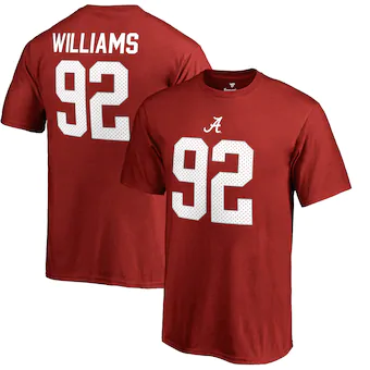 Alabama Crimson Tide T-Shirt - Fanatics Brand - Youth/Kids - Quinnen Williams 92 - Football - Crimson