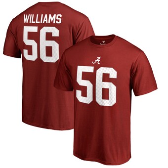 Alabama Crimson Tide T-Shirt - Fanatics Brand - Tim Williams 56 - Football - Crimson