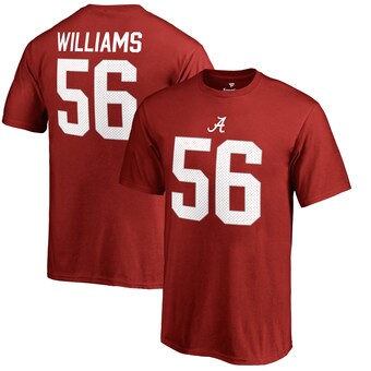Alabama Crimson Tide T-Shirt - Fanatics Brand - Youth/Kids - Tim Williams 56 - Football - Crimson