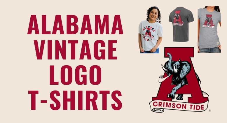 Top Vintage Elephant Logo Shirts - Alabama Crimson Tide T-Shirts