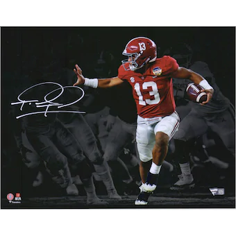 Tua Tagovailoa Alabama Crimson Tide Fanatics Authentic Autographed 11 x 14 Passing Spotlight Photograph