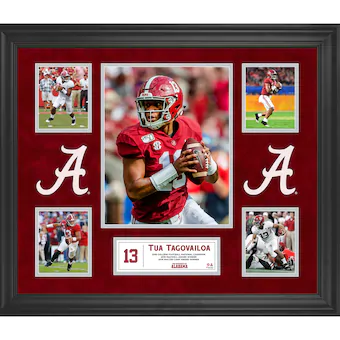 Tua Tagovailoa Alabama Crimson Tide Fanatics Authentic Framed 5 Photo Collage