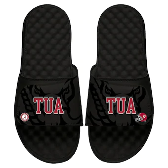 Tua Tagovailoa Alabama Crimson Tide ISlide Player Tonal Pop Slide Sandals Black