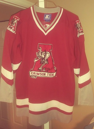 Vintage Alabama Crimson Tide Hockey Starter Jersey Medium