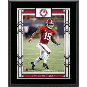 Xavier McKinney Alabama Crimson Tide Fanatics Authentic 105 x 13 Sublimated Player Plaque